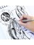 4 Adet Set A-1 Stili Pigment Liner Mikron Mürekkep Sanat Marker Kalem Kaligrafi Fırçası Kalemler Siyah Fineliner Eskiz Manga Çizim El Yazısı Beyaz Kalem (Yurt Dışından) 4