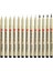 6 Adet Tarzı Iğne Fineliner Pigment Kalemi Mikron Kalem Cetvel Kalemi Fırça Sanat Fineliner Eskiz Işaretleyiciler Kalem Seti (Yurt Dışından) 2