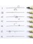3 Adet Tarzı Iğne Fineliner Pigment Kalemi Mikron Kalem Cetvel Kalemi Fırça Sanat Fineliner Eskiz Işaretleyiciler Kalem Seti (Yurt Dışından) 5
