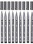 1.0mm Tarzı 1@#gment Liner Pigma Micron Ink Marker Kalem Farklı Uçlu Siyah Fineliner Eskiz Kalemleri (Yurt Dışından) 5