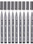 0,6 mm Stili 1@#gment Liner Pigma Micron Ink Marker Kalem Farklı Uçlu Siyah Fineliner Eskiz Kalemleri (Yurt Dışından) 4