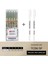 7 Adet Set B-2 Stili Pigment Liner Mikron Mürekkep Sanat Marker Kalem Kaligrafi Fırçası Kalemler Siyah Fineliner Eskiz Manga Çizim El Yazısı Beyaz Kalem (Yurt Dışından) 1