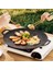 30CM Açık Hava Kamp Izgara Plakası Yapışmaz Kore Barbekü Plakası Barbekü Et Tencere Düz (Yurt Dışından) 2