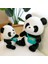 30CM Vizon Kadife Panda Doldurulmuş Oyuncak Sevimli (Yurt Dışından) 3