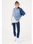 Aura Oversize Sweatshirt Lacivert 4