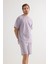 Erkek Pamuklu Yıkamalı Kısa Kollu T-Shirt 5