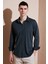 Pamuklu Regular Fit Düz Yaka Gömlek Erkek Gömlek CF25S119628 2