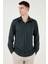 Pamuklu Regular Fit Düz Yaka Gömlek Erkek Gömlek CF25S119628 4