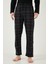 Ekoseli Cepli Beli Lastikli % 100 Pamuk Regular Fit Pijama Takımı Erkek Pijama Takımı 6572001 5