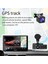 3 Kameralı 4K 3" Ekran 128GB App Kontrolü Gps Wifi Aktif 2025 Serisi Araç Güvenlik Kamerası 4