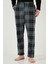 Ekoseli Cepli Beli Lastikli % 100 Pamuk Regular Fit Pijama Takımı Erkek Pijama Takımı 6572001 4