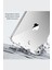 Apple iPad Air 11 2025 M3 Çip Uyumlu Fuchsia Darbe Emici Koruyucu Şeffaf Silikon Kapak 3