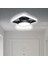 Alen Tekli Siyah Enerji Tasarruflu Modern LED Avize Çocuk Odası Koridor Giyinme Odası Giriş 2