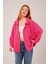 Basic Oversize Fuşya Gömlek 1