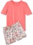Şortlu Pijama Takımı, Papaya 2