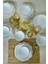 Beyaz Gold Fileli Romeo Yemek Takımı 24 Parça 6 Kişilik 1
