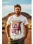 Mauro Futbolcu Man Of Love Forma Baskılı Unisex Tişört Regular Fit T-Shirt 4