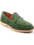 Yeşil Leather Erkek Loafer Ayakkabı E01070240002 2