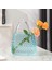 Çanta Vazo Cam Çiçek Vazosu Dekoratif Mavi Vazo Büyük Boy Oval Model 1,5kg Glass Bag Vase 1