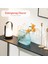 Çanta Vazo Cam Çiçek Vazosu Dekoratif Mavi Vazo Büyük Boy Oval Model 1,5kg Glass Bag Vase 3