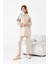 Kadın Kapitone Takım Beige 30936 2