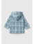 Bebek Havacı Mavi Fermuar Kapamalı Kulaklı Kanguru Cepli Kapüşonlu Sweatshirt 2