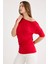 Kayık Yaka Kısa Kol Modal Bluz 3