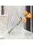 Çanta Vazo Cam Çiçek Vazosu Dekoratif Şeffaf Vazo Büyük Boy Oval Model 1,5kg Glass Bag Vase 1