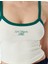 Ince Askılı Biyeli Slim Fit Crop Baskılı Atlet 5
