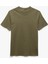 Kısa Kollu Pamuklu Bisiklet Yaka Basic Slim Fit Tişört 1