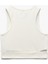 Pencere Detaylı Slim Fit Bürümcük Kolsuz Bisiklet Yaka Crop Atlet 2