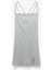 Yırtmaç Detaylı Ince Askılı Viskon Karışımlı Bodycon Mini Elbise 4