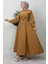 Mevlana Trikoton Elbise Sütlükahve 1