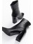 Tılla Black Patent Bootie 2