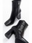 Tılla Black Patent Bootie 4