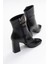 Tılla Black Patent Bootie 5