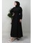 Mevlana Trikoton Elbise Siyah 1