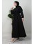 Mevlana Trikoton Elbise Siyah 2