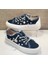 Aria 2408 Kadın Taşlı Kot Sneaker Ayakkabı Lacivert 1