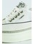 Beyaz Yüksek Taban Kristal Taşlı Inci Detaylı Bağcıklı Gelin Platform Sneaker 4