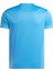 Id Traın Ss Tech Tee Mavi Erkek Kısa Kol T-Shirt 5