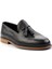 Siyah Leather Erkek Klasik Ayakkabı E01755302040 3