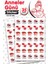 Anneler Günü Sticker Etiket 4cm 35 Adet Anneler Günü Hediye Etiketi -T1223 2