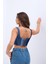 6890 Kot Crop-Mavi 2