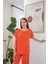Oranj T-Shirt ve Pantolon Takım 3