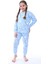 Mevsimlik Gökkuşağı Desenli Kız Çocuk Pijama Takımı 1