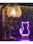 Kedi Neon LED Işıklı Parlaklık Ayarlı Gece Lambası 3