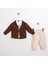 Erkek Çocuk Ceket, Tişört ve Pantolon Takımı – 3'lü Set, Şık ve Konforlu 4