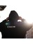 Logo Baskılı Oversize Fit Siyah Kapüşonlu Sweatshirt 2