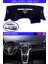 Opel Astra J 2009-2017 Için Uygun Torpido Koruma Halısı Siyah Kenar Renk Mavi 1